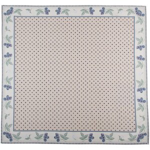 Clayre & Eef BBF01 Mantel 100x100 cm Beige - Azul