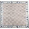 Clayre & Eef BBF01 Mantel 100x100 cm Beige - Azul