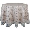 Clayre & Eef BBF07 Mantel Ø 170 cm Beige - Azul