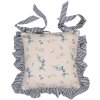 Clayre & Eef BBF25 Funda de cojín para silla 40x40 cm Beige