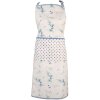 Clayre & Eef BBF41 Delantal 70x85 cm Beige - Azul