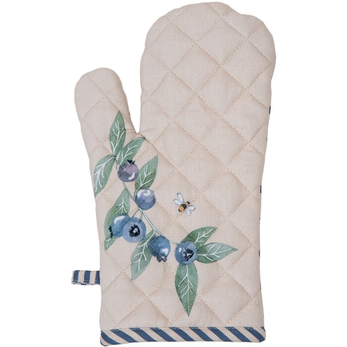 Clayre & Eef BBF44 Guante de horno 18x30 cm Beige