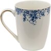 Clayre & Eef BFLMU Taza 12x9x11 cm - 330 ml Azul