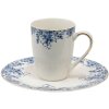 Clayre & Eef BFLMU Taza 12x9x11 cm - 330 ml Azul