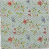 Clayre & Eef BLW73 Servilletas de Papel 33x33 cm (20 Piezas) Azul - Verde