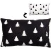 Clayre & Eef BWX36-1 Funda de Cojín 30x50 cm Blanco - Negro