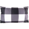 Clayre & Eef BWX36-4 Funda de cojín 30x50 cm Blanco - Negro