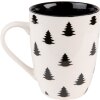Clayre & Eef BWXMU Taza 12x8x10 cm - 300 ml Beige - Negra