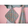 Clayre & Eef CHB45 Salvamanteles 20x20 cm Verde
