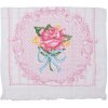 Clayre & Eef CT026 Toalla de Huéspedes 40x66 cm Rosa - Azul
