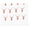 Clayre & Eef CTCOL-2 Toalla de Huéspedes 40x66 cm Beige - Marrón