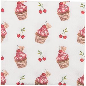 Clayre & Eef CUP73-1 Servilletas de Papel 33x33 cm...