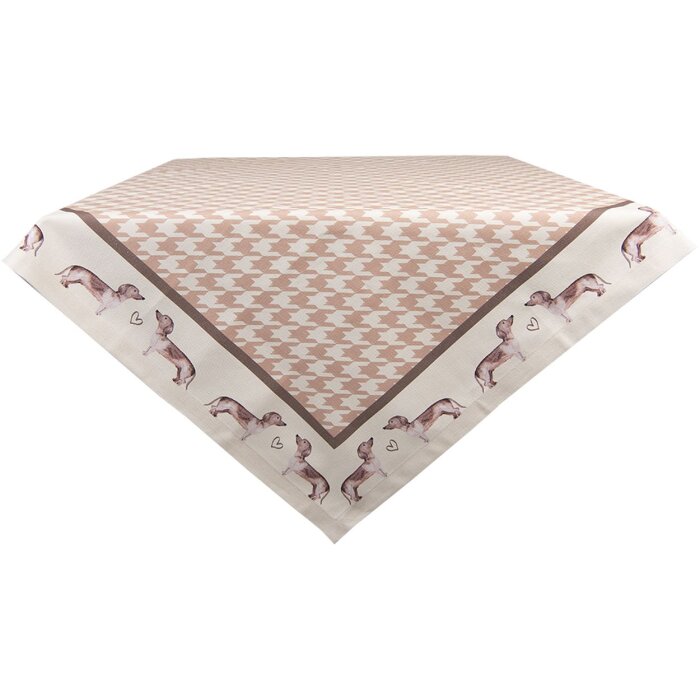 Clayre & Eef DHL01 Mantel 100x100 cm Marrón