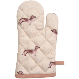 Clayre & Eef DHL44 Guante de Horno 18x30 cm Beige