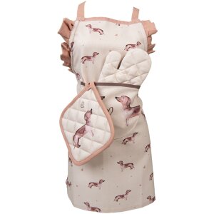 Clayre & Eef DHL45K Potholder Niño 16x16 cm Beige