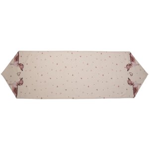 Clayre & Eef DHL65 Traves de Mesa 50x160 cm Beige