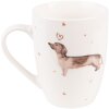 Clayre & Eef DHLMU Taza 12x8x10 cm - 300 ml Beige - Marrón