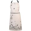 Clayre & Eef FAF41 Delantal 70x85 cm Beige - Negro