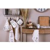 Clayre & Eef FAF42-1 Paño de cocina 50x70 cm Beige - Negro