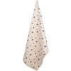 Clayre & Eef FAF42-2 Paño de cocina 50x70 cm Beige - Negro