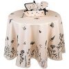 Clayre & Eef FAF44 Guante de horno 18x30 cm Beige - Negro