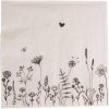 Clayre & Eef FAF73 Servilletas de Papel 33x33 cm (20 Piezas) Beige
