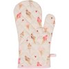 Clayre & Eef FAS44 Guante de Horno 18x30 cm Beige - Rosa