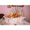 Clayre & Eef FAS47 Panera 35x35x8 cm Beige - Rosa