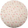 Clayre & Eef FAS48 Paño de cocina Ø 80 cm Beige - Rosa