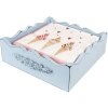 Clayre & Eef FAS73-2 Servilletas de Papel 33x33 cm (20 piezas) Beige - Rosa