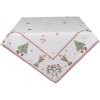 Clayre & Eef HLC01 Mantel 100x100 cm Marrón - Rojo