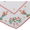 Clayre & Eef HLC01 Mantel 100x100 cm Marrón - Rojo