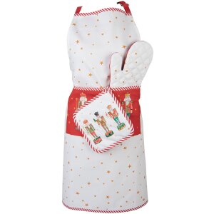 Clayre & Eef HLC45 Salvamanteles 20x20 cm Beige - Verde