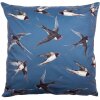 Clayre & Eef KT021.315 Funda de cojín 45x45 cm Azul - Blanco
