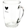 Clayre & Eef LBSGL0010 Vaso de Té 11x8x11 cm - 300 ml Negro