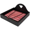 Clayre & Eef NOC73 Servilletas de Papel 33x33 cm (20 Piezas) Rojo