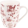 Taza Clayre & Eef PFTMU 12x8x10 cm - 300 ml Beige - Taza Roja