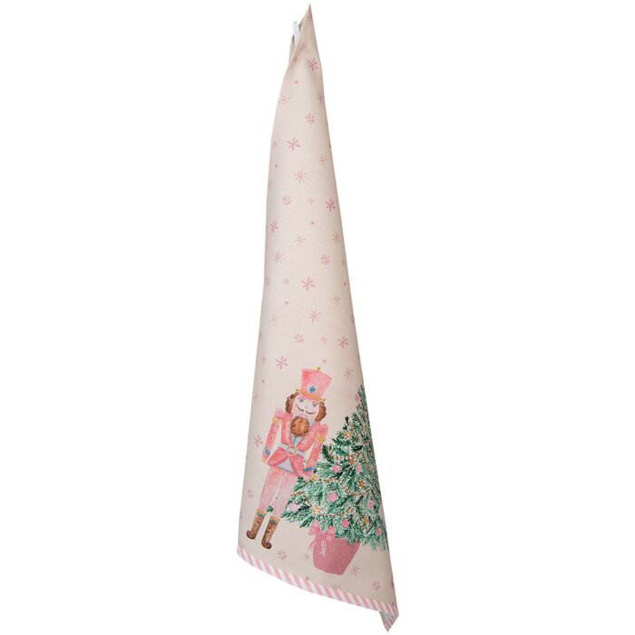 Clayre & Eef PNC42C Paño de cocina 50x70 cm Beige - Rosa