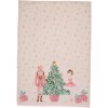 Clayre & Eef PNC42C Paño de cocina 50x70 cm Beige - Rosa