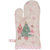 Clayre & Eef PNC44K Guante de Horno Niño 12x21 cm Beige - Rosa