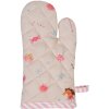 Clayre & Eef PNC44K Guante de Horno Niño 12x21 cm Beige - Rosa