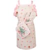 Clayre & Eef PNC44K Guante de Horno Niño 12x21 cm Beige - Rosa