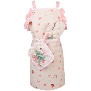 Clayre & Eef PNC45K Potholder Niño 16x16 cm Beige - Rosa