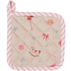 Clayre & Eef PNC45K Potholder Niño 16x16 cm Beige - Rosa