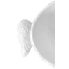 Clayre & Eef WINPSO Bol Oval 26x14x5 cm Blanco Bol para servir