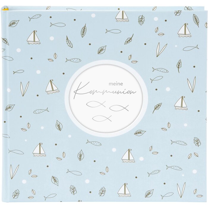 Goldbuch Álbum Fotos Comunión Creditis pastel azul 25x25 cm 58 páginas blancas