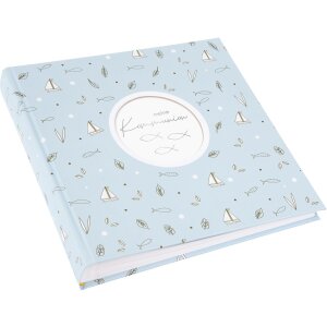 Goldbuch Álbum Fotos Comunión Creditis pastel azul 25x25 cm 58 páginas blancas
