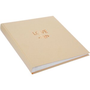 Goldbuch Álbum de boda natureLove marrón 25x25 cm 60 páginas blancas