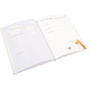 Goldbook diario del bebé hello sunshine 21x28 cm 44 páginas ilustradas