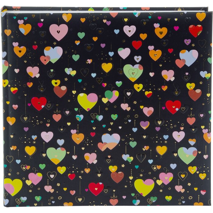 Goldbuch Álbum de Fotos Corazón a Corazón oscuro 25x25 cm 60 páginas blancas